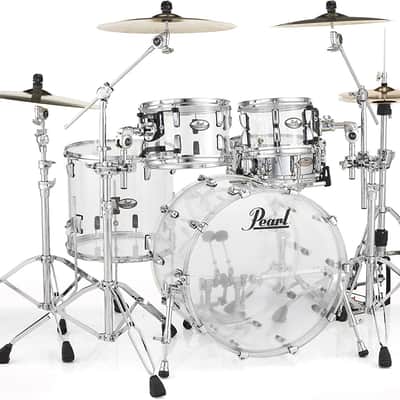 Pearl Crystal Beat CRB524P/C730 4 Piece Shell Pack, Ultra Clear image 1