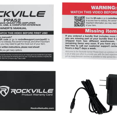 Rockville PPA52 Home Audio Preamp Pre-Amplifier w/Bluetooth/Phono+USB Interface image 5