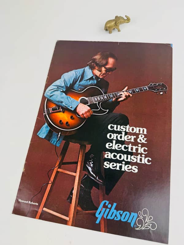 Gibson Custom Order & Electric Acoustic Series Brochure 1975 image 1