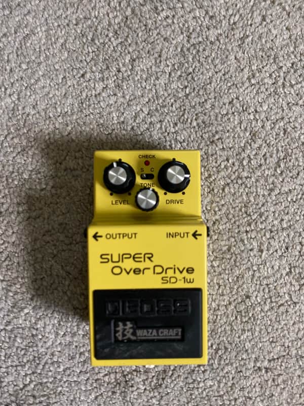Boss SD-1W 2020s - Yellow image 1
