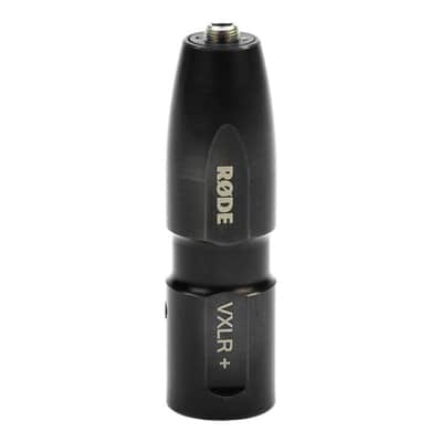 RODE VXLR+ 3.5mm TRS Female to XLR Male Adapter with Phantom Power Converter image 2