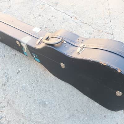 Vintage 1970s-1980s Martin "Side Hatch" Rare Guitar Case Acoustic Guitar Case With Red Fuzzy Lining Fits Dreadnought Classical Fits 44 x 17 1/4 x 4 to 5 Height Harmony Kay Silvertone Gibson Martin image 2