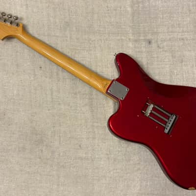 1997 Squier Jagmaster Vista Series Candy Apple Red 24" Scale 1st Issue MIJ Japan image 9