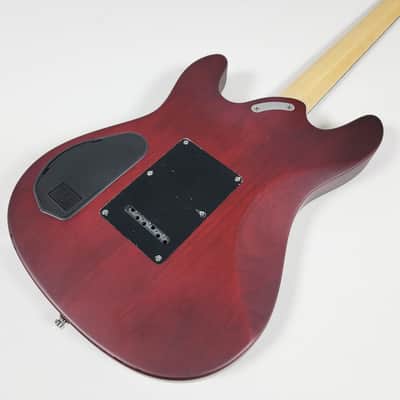 Framus D-Series Diablo Pro HSH 6-String Burgundy Red Transparent Satin w/ Bag 8.02 Pounds 1624-20 image 9