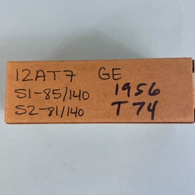 1956 General Electric 12AT7 ECC81 Vintage GE Preamp Tube! T74 image 6