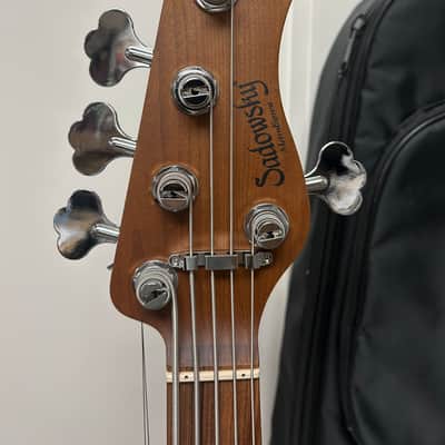 Sadowsky MetroExpress Vintage J/J 5 String Bass w/Morado Fingerboard - Candy Apple Red image 3