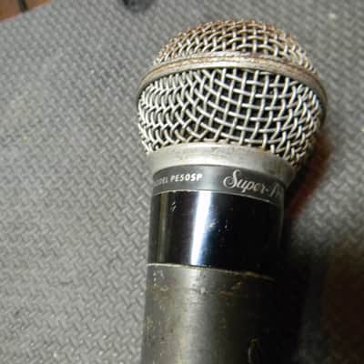 Shure PE50SP Dynamic Microphone NON WORKING Made In USA Shure PE50SP Microphone Needs Repair image 3