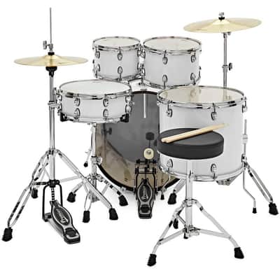 Premier Revolution 20" 5-Piece Complete Drum Kit White PR20-5DKWHW image 2
