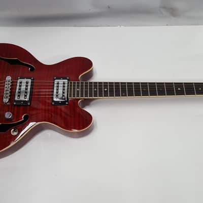 Paramount Premier SE Electric Violin Hollow Body Guitar with Hard Case - Nice! image 10