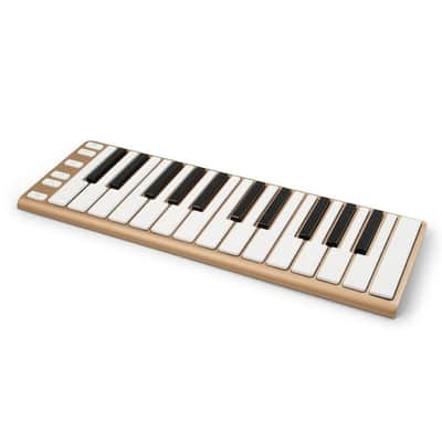 CME Xkey25 USB 25 Key Polyphonic Touch MIDI Ultra Slim Keyboard, Gold image 1