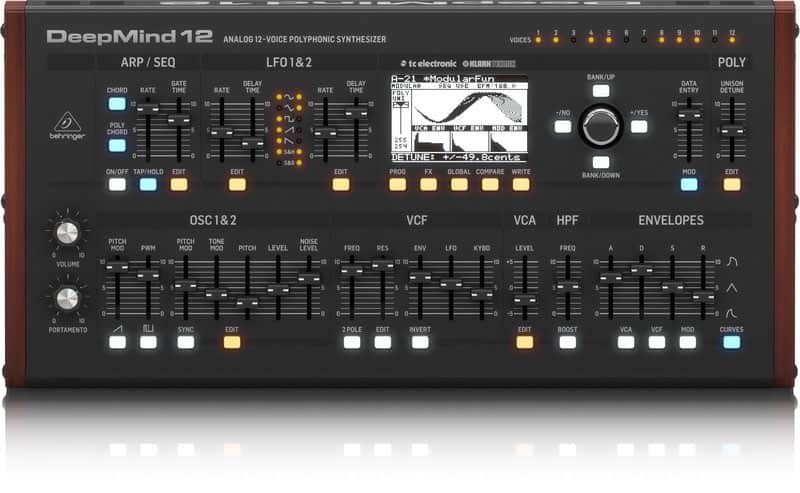 Behringer DeepMind 12D True Analog 12-Voice Polyphonic Desktop Module Synthesizer image 1