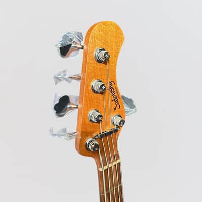 Sadowsky MetroExpress 21-Fret Vintage M Maple Board 5-String Electric Bass Guitar - Black image 8
