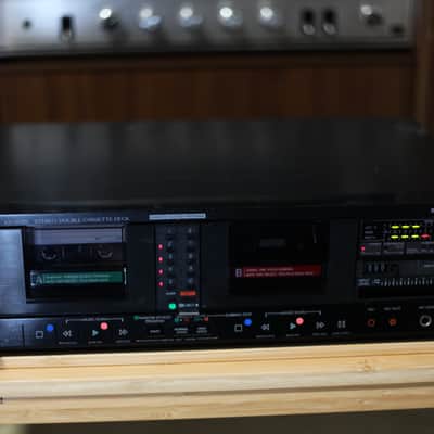 Vintage JVC Dual Cassette Deck • Dolby B, 1980s Hi-Fi image 3