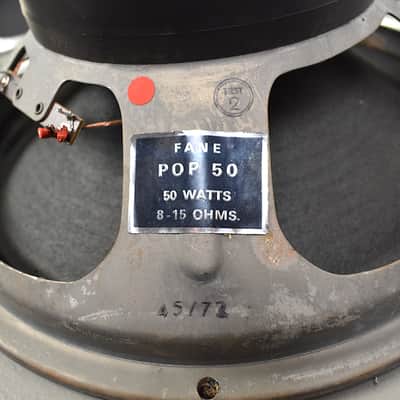 Fane Pulsonic cone speakers from 1972/73 used by : Hiwatt Vox Orange Sound city image 6