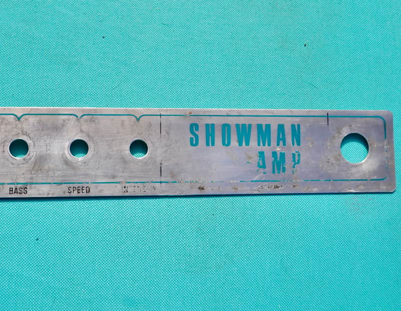 1969 Fender  Showman Silverface Faceplate image 1