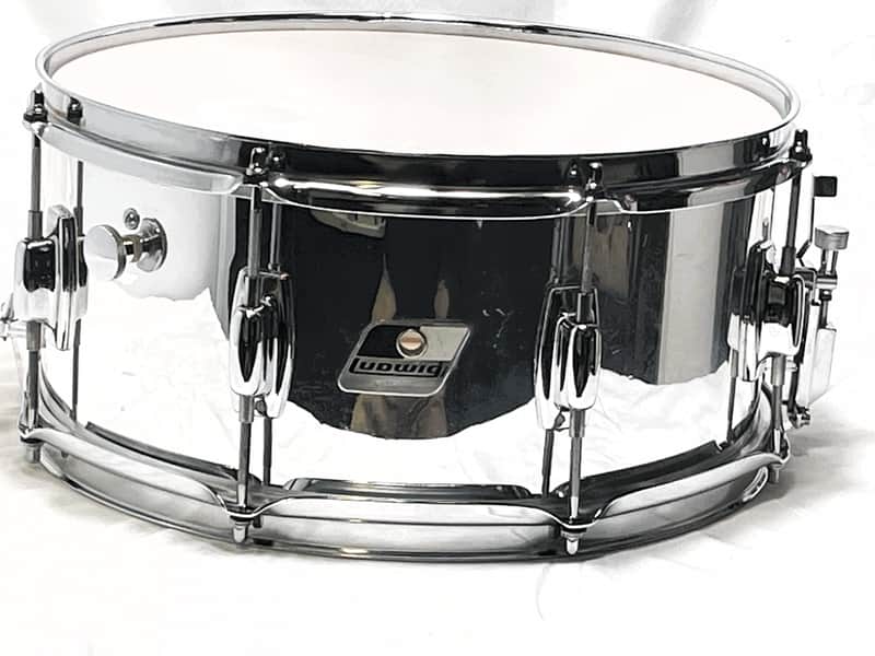 Ludwig Rocker COW LR-751 6 1/2"x14" Snare Drum B/W # 6111693 image 1
