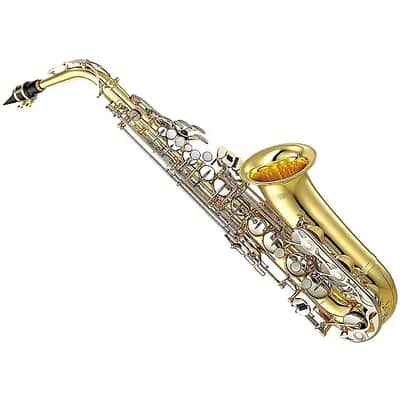 Yamaha YAS-23 Alto Saxophone, Gold Lacquer image 4