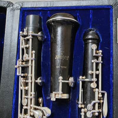 Selmer 101 Grenadilla Wood Oboe – Full Conservatory Keywork – Serviced image 7