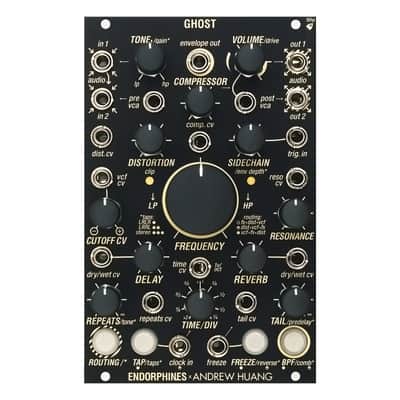Endorphin.es Ghost Eurorack Audio Processor Module (Black) image 1