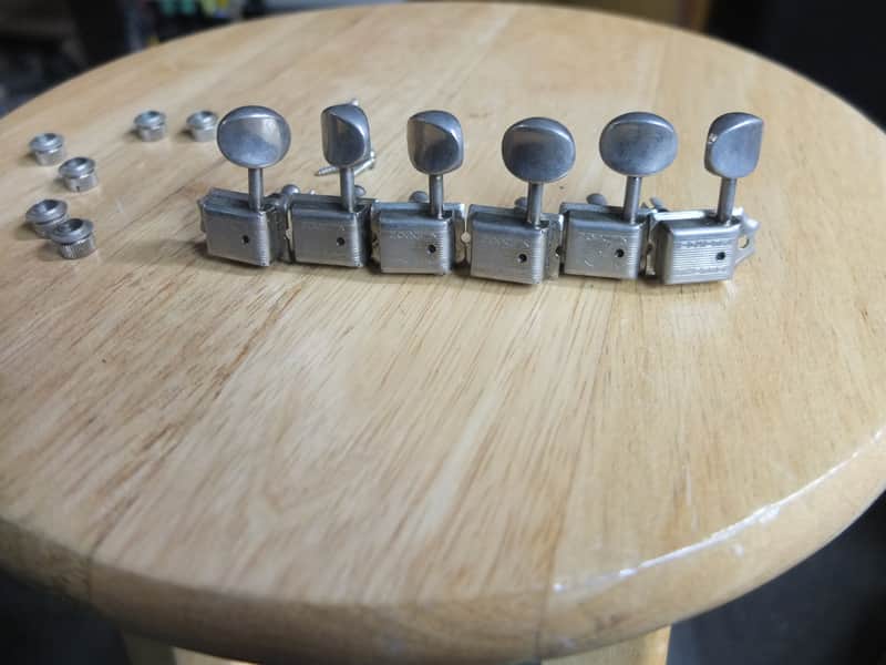 Kluson Left Handed Vintage Fender Stratocaster Telecaster Jazzmaster  1964-1967 - Nickel image 1