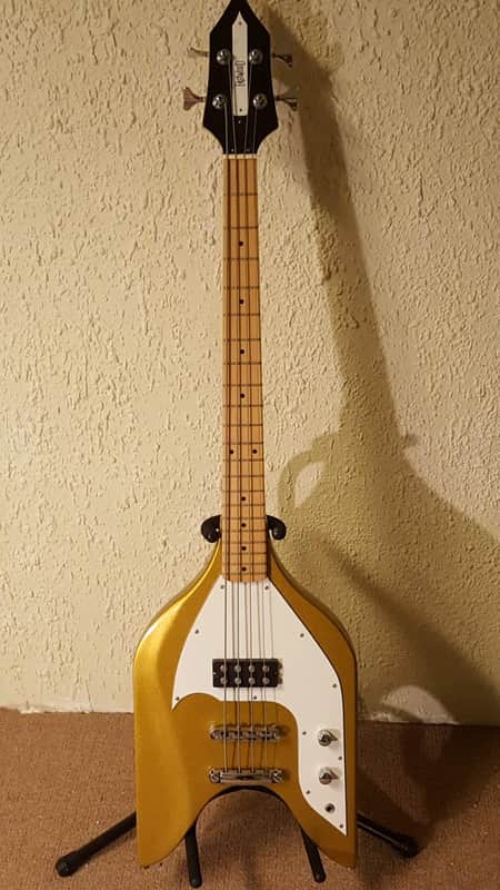 Eastwood Rocket Bass Metallic Gold | Reverb Canada