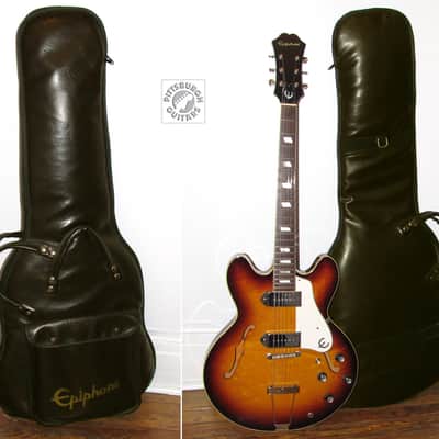 1990 Epiphone Casino, Vintage Sunburst, Made in Japan, Great Upgrades! image 12