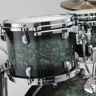 Tama MBS42S-MSL Starclassic Performer Shell Kit 4 pcs - Molten Steel Blue Burst/Chrome HW image 20