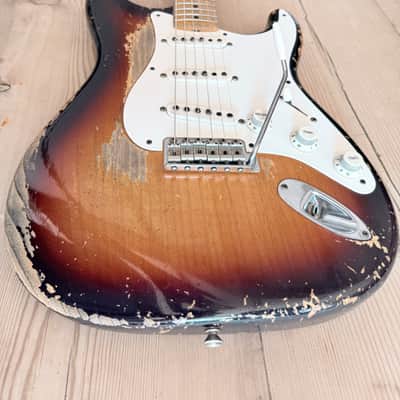 Fender Custom Shop Dale Wilson Masterbuilt 58 Strat Heavy Relic Choc Sunburst image 5