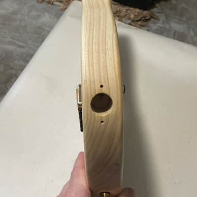 2010's Charvel Mexico Pro Mod Style 1 Natural Ash Wood Guitar Body Hardtail image 8