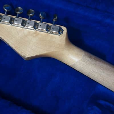 Friedman USA Custom Shop Vintage S in Silver Metallic Stars over Black image 11