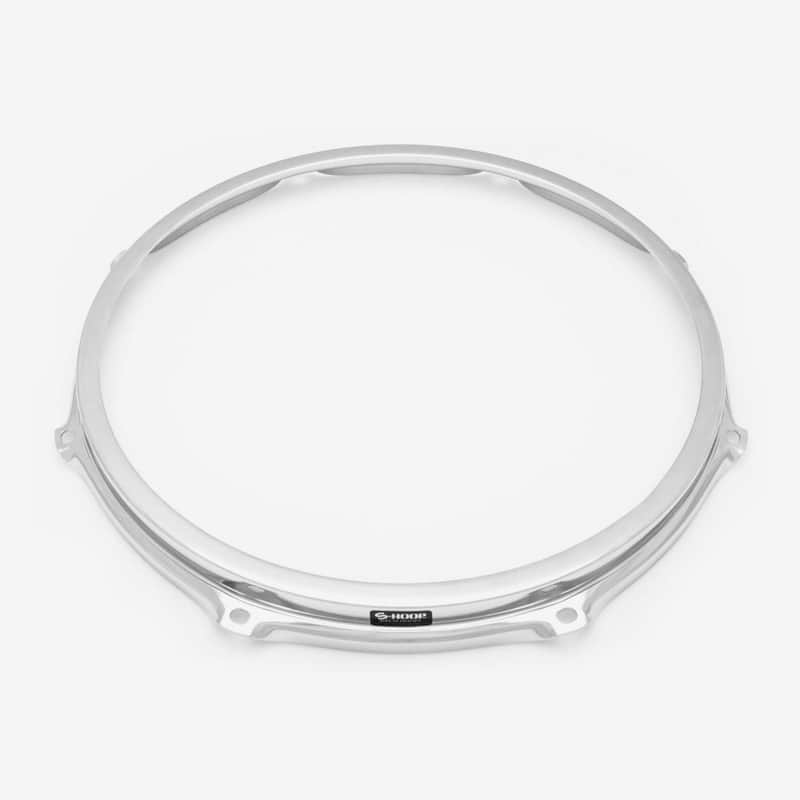 S-Hoop Drum Hoop 12" 8-Hole, Chrome image 1