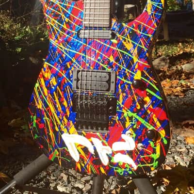 2010 New Old Stock Phil Collen Splatter Jackson Custom Shop PC1 Signed 30th image 3
