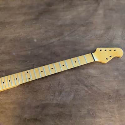 22, Spokewheel truss rod Vintage Tint Maple Guitar neck replacement DIY image 4