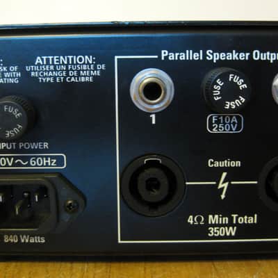 SWR 350X SubWave Bass Amp Head 350W image 8
