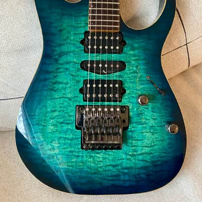 Ibanez RG1880-BBS J. Custom 1999 - 2000 - Black Blue Sunburst image 1