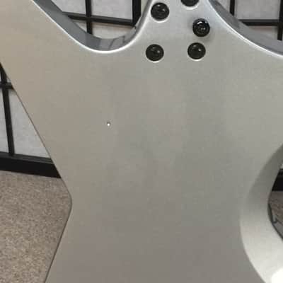 Cort VX-2X metallic silver electric guitar with EMG pick ups