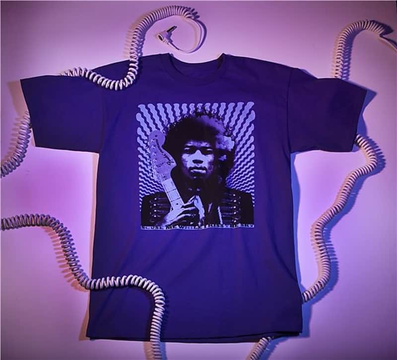 Fender Jimi Hendrix "Kiss the Sky" T-Shirt, Purple, M 2016 image 3