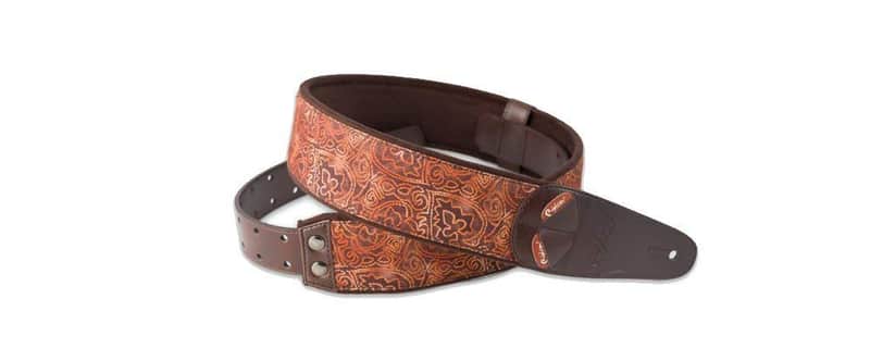 RightOn MOJO Senegal 035 Brown Guitar Strap image 1