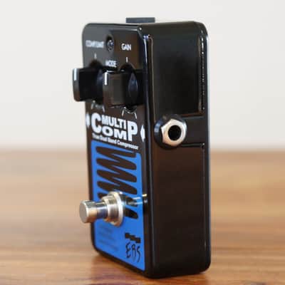 EBS MultiComp Studio Edition True Dual Band Compressor Pedal - Black/Blue image 3