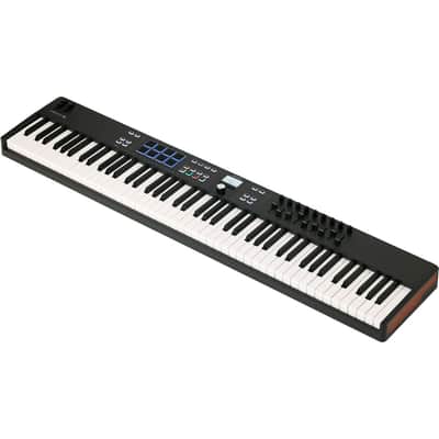 Arturia KEYLABESSENTIAL88MK3BK KeyLab Essential 88 MK3 Universal MIDI Controller Keyboard, Black image 3