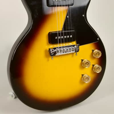 Rare 1975 Greco LJ-600 Les Paul Special Style Yellow Sunburst MIJ Vintage Japan P-90 w/ Case image 5