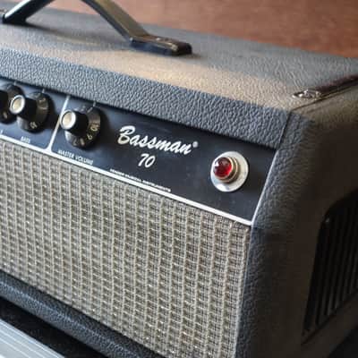 1981 Fender Bassman 70 (Black Tolex) image 2