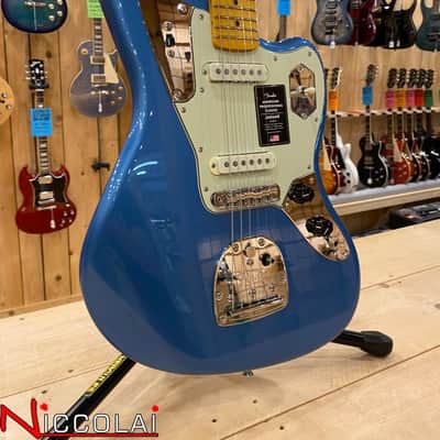 Fender American Professional Classic Jaguar, Maple Fingerboard, Faded Lake Placid Blue image 11