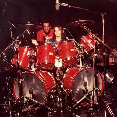Sonor - Steve Smith's Journey, 1981 Horst Link Signature Series, 9-Piece Set with Custom Paul Jamieson Snare,  Authenticated! image 4