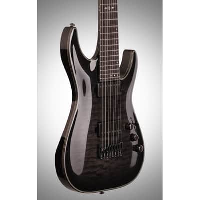 Schecter Hellraiser Hybrid C8 Electric Guitar Trans Black Burst, Open Box (Very Good) image 5