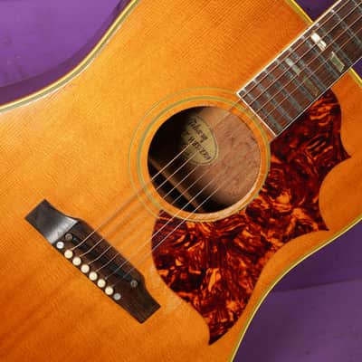 1965 Gibson Country Western SJN Dreadnought Guitar (VIDEO! Fresh Work, Ready) image 5