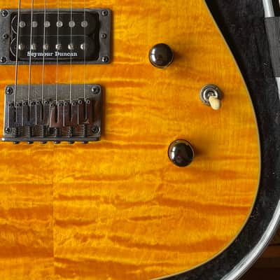 MINT Fender Special Edition Custom Telecaster WITH 90's CHAINSAW CASE FMT HH with Laurel Fretboard 2019 - Present - Amber image 3