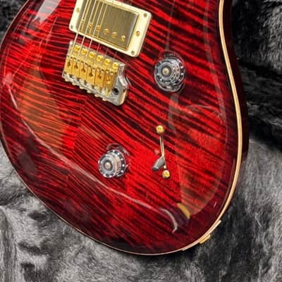 PRS Custom 24 10-Top 2023 Fire Smoke-burst image 3