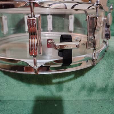 Ludwig Vistalite 14"(Diameter)x5"(Depth) Snare Drum 1970's - Clear Acrylic image 8