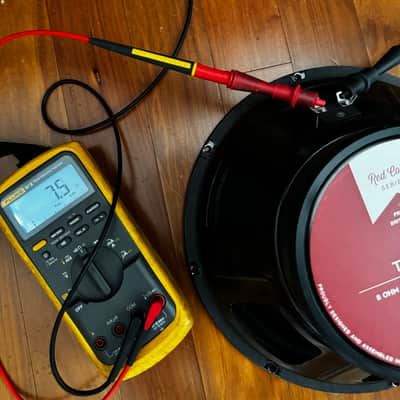 Eminence Red Coat The Tonker 12" 150w 8 Ohm Speaker 2010s - Black/Red image 4